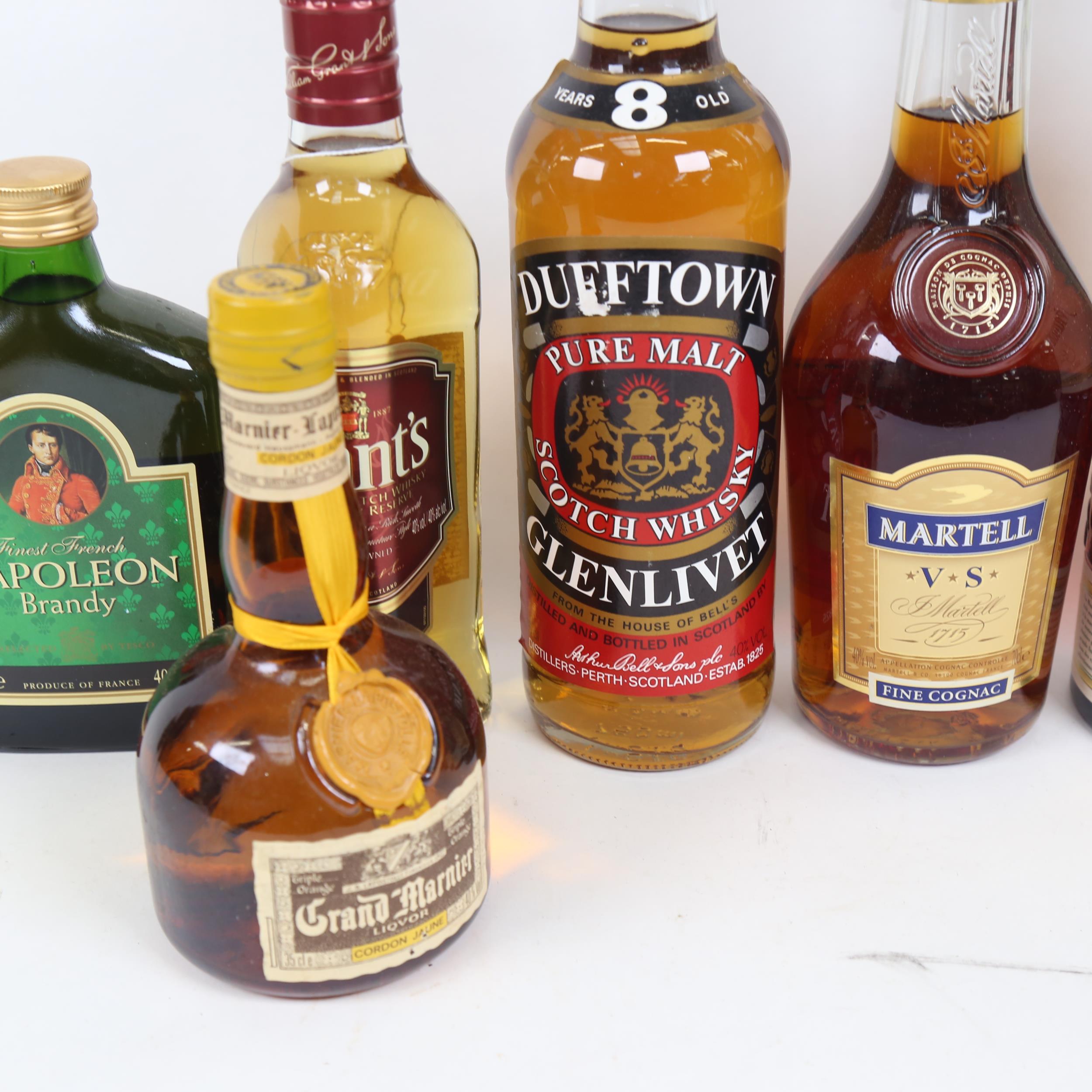 Various spirits, including Dufftown Scotch Whisky, Courvoisier etc (7) - Image 2 of 2