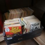 A quantity of Vintage Battle Picture Library and Commando War Story comic books