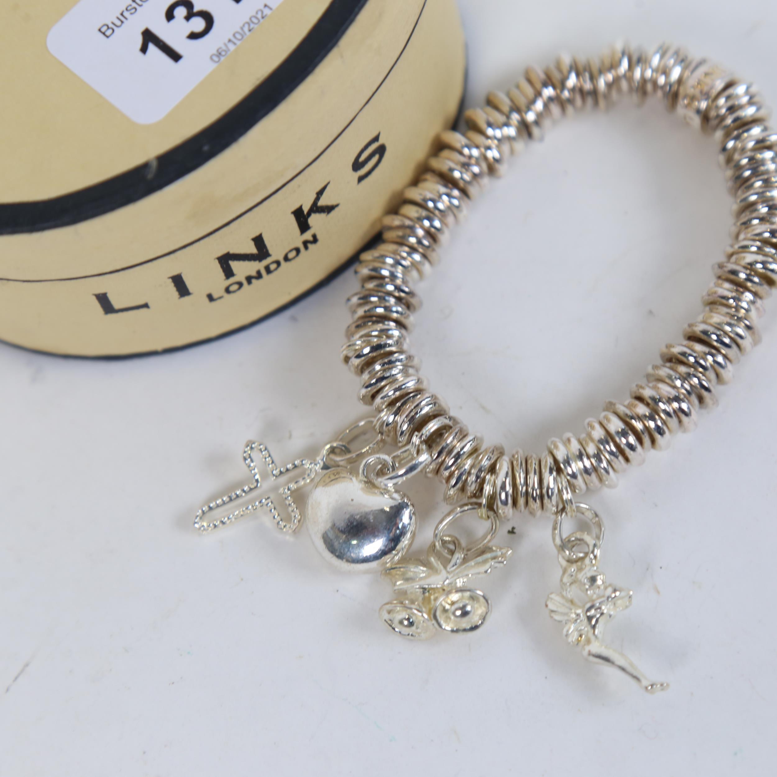 LINKS OF LONDON - a novelty charm bracelet, in original box - Image 2 of 2