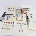 Royal Mail Millennium Collection album of postage stamps, and various other loose stamps