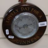 A Lovely Day For A Guinness barometer, 20cm