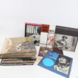 Various Vintage vinyl LPs and records, including Robert Pete Williams, Henry Brown, Big Joe Williams