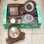 Various mantel clocks