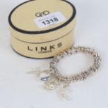 LINKS OF LONDON - a novelty charm bracelet, in original box