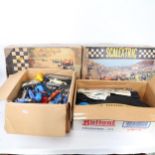 A large quantity of Vintage Scalextric, including racing cars
