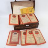 A small case full of Ordnance Survey maps