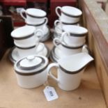 A Wedgwood Metropolis pattern tea service for 8 people