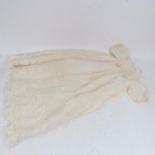 Victorian embroidered lacework christening gown