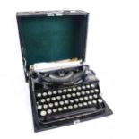 A Vintage Imperial Good Companion typewriter, serial no. BE872, barrel length 23cm, in travelling