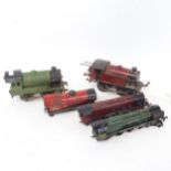 5 various model tinplate locomotives, including Hornby (A/F)