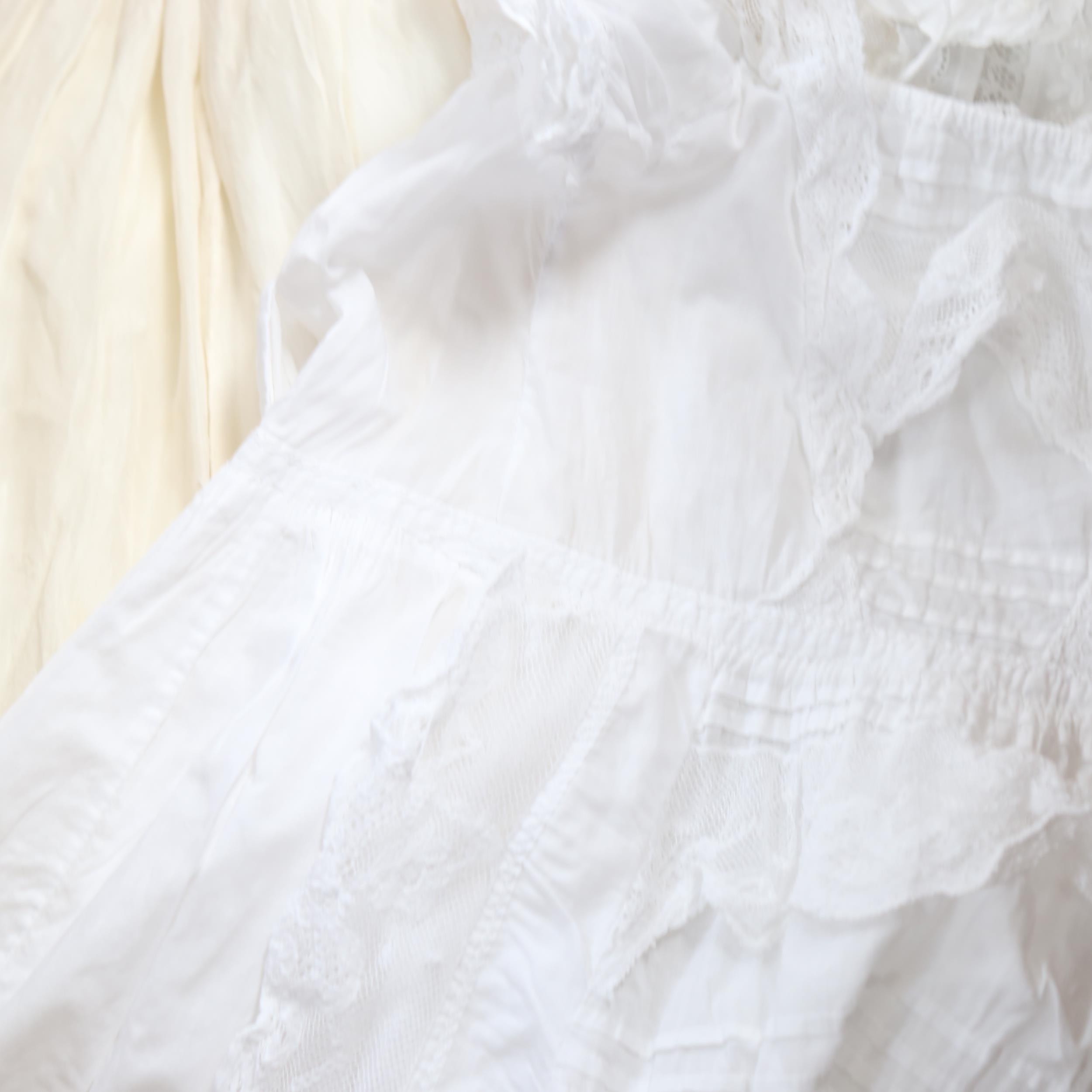 Antique christening gown, and children's dresses and bonnet - Image 2 of 2