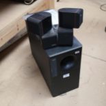 BOSE - an Acoustimass 5 Series II speaker system, comprising 1 x pair cube speaker arrays, 1 x