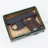 A Perfecta starting pistol, boxed with instructions