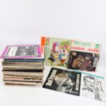 Various Vintage vinyl LPs and records, including Tommy Dorsey, Doc Evans, Bud Freeman etc (boxful)