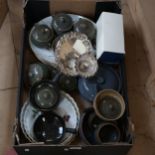 A box of various china