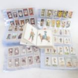 A large quantity of Vintage cigarette cards, including Wills's and Player's (boxful)