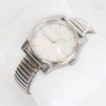 A new Calvin Klein chrome plated quartz wristwatch, in original box