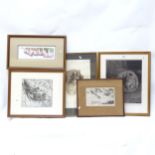 Various animal etchings including Henry Emmerson, Tuttle, Kurt Meyer Eberhardt and Frank Paton
