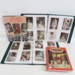 2 albums with over 400 Edwardian actors/actresses picture cards, and 2 theatre memorabilia