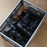 Various Vintage binoculars and opera glasses (boxful)