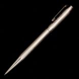 A Vintage 9ct gold Yard-O-Led propelling pencil, engine turned decoration, hallmarks London 1965,