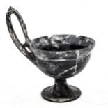 Ancient Greek terracotta ceremonial cup, height 19cm, rim diameter 13cm Restored