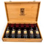 6 bottles of Brunello di Matalcino 2014, Castello Banfi, DOCG, in wooden presentation case and
