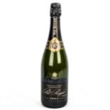 A bottle Pol Roger Vintage 2002 Extra Cuvee De Reserve