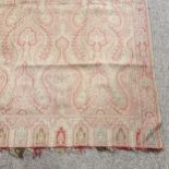 An Indian embroidered bed/table cover, late 19th/early 20th century, 160cm x 160cm Good condition,