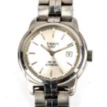 TISSOT - a lady's mid-size stainless steel PR50 automatic bracelet watch, ref. J334/434K, silvered