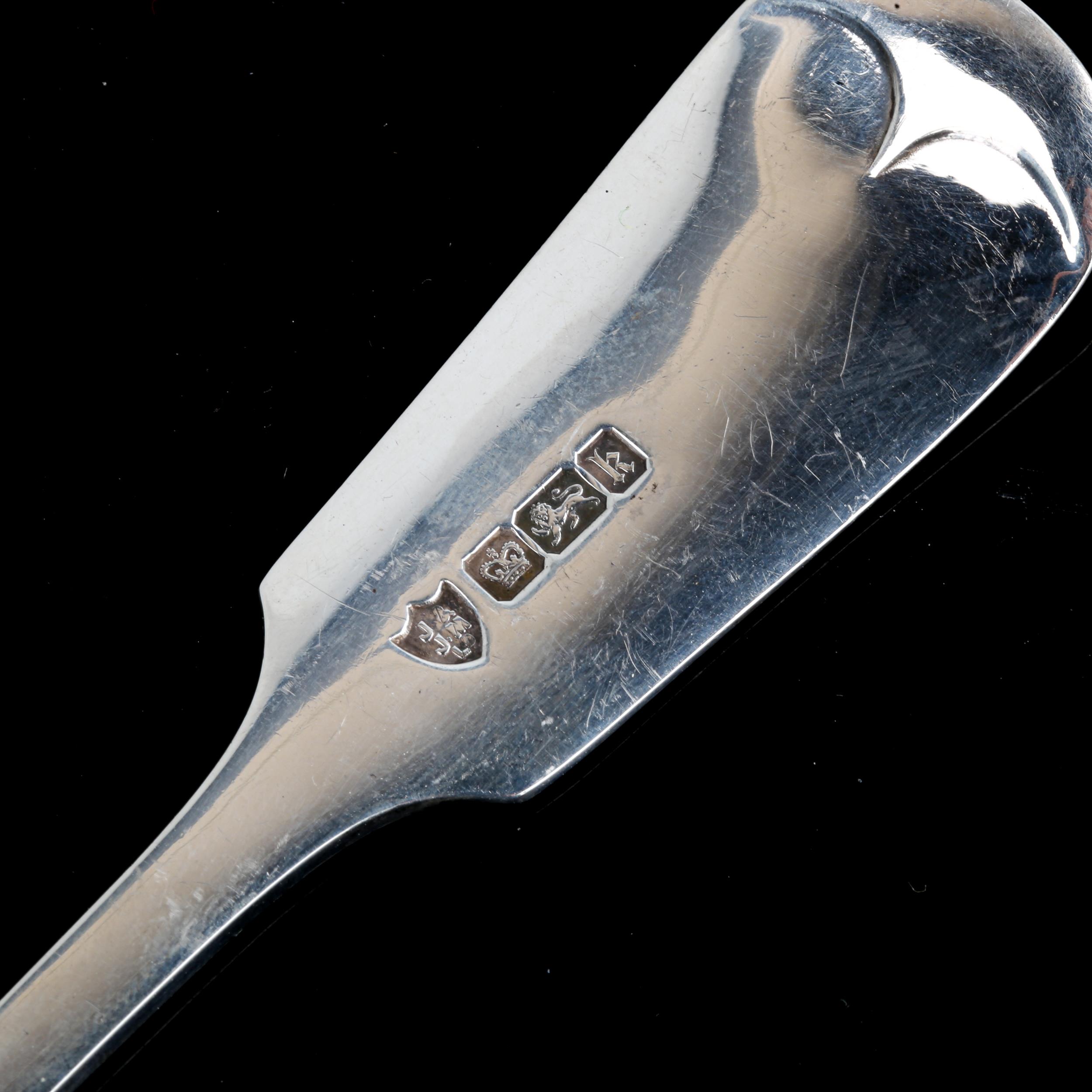 An Edwardian silver Fiddle pattern Stilton scoop, by J & J Maxfield Ltd, hallmarks Sheffield 1902, - Image 2 of 4