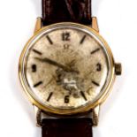 OMEGA - a Vintage gold plated stainless steel Seamaster 600 mechanical wristwatch, ref. 135.011,