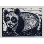 Enid Marx (1902 - 1998), limited edition wood engraving, Panda, from an ABC of Birds And Beasts, 3cm