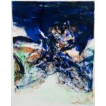 Zao Wu Ki, original lithograph, San Lazzaro, 1975, from an edition of 575, cat. ref. 268, image 31cm