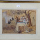 Arthur Henry Jenkins, watercolour, Tangier, signed, 25cm x 35cm, framed Slight paper discolouration,