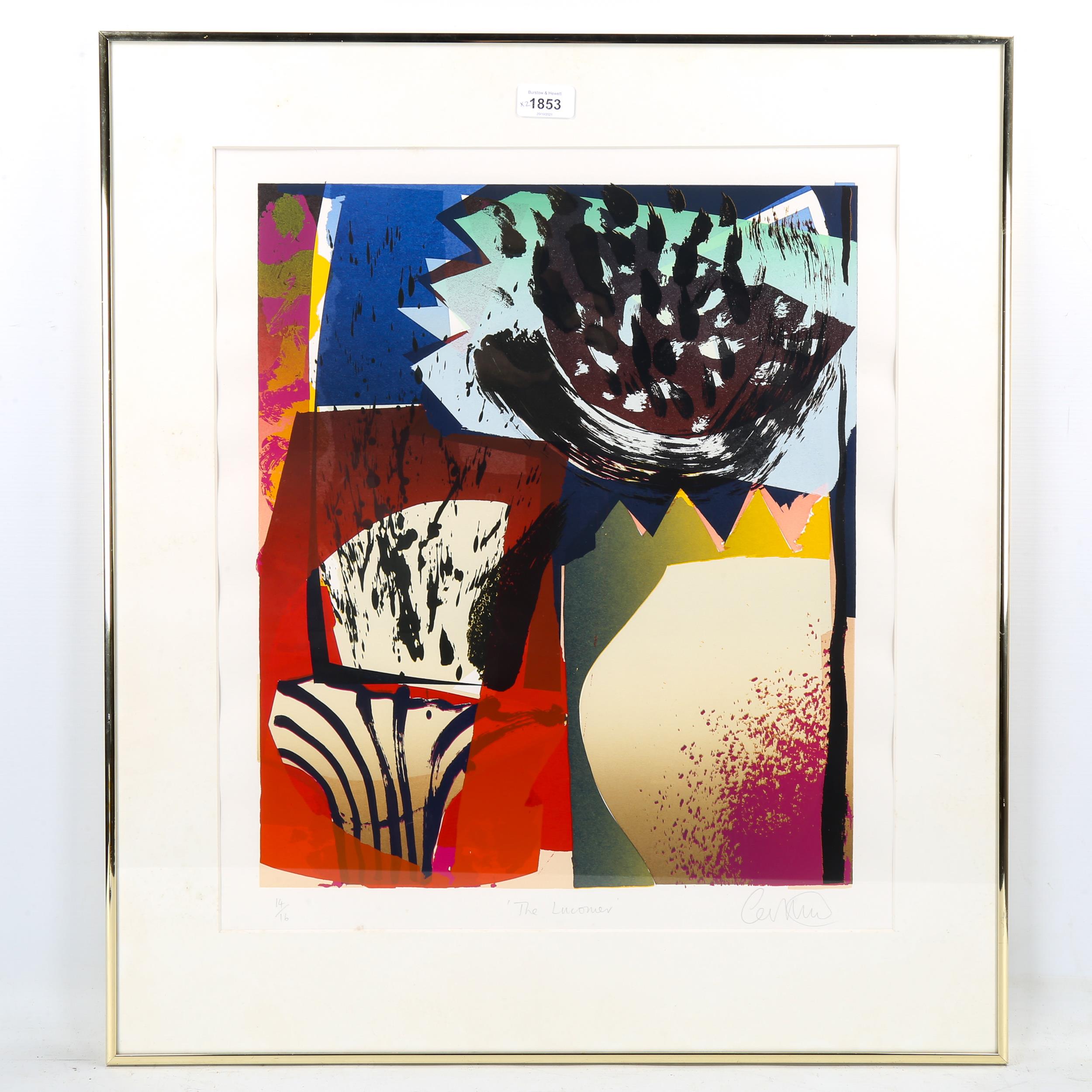 Carl Rowe, pair of colour screenprints, the typhoon and the luconer, signed in pencil, no. 14/16, - Image 2 of 4