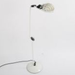 TOMMASO CIMINI for Lumina, a 1970s igloo 2-arm adjustable desk lamp, height 115cm fully extended