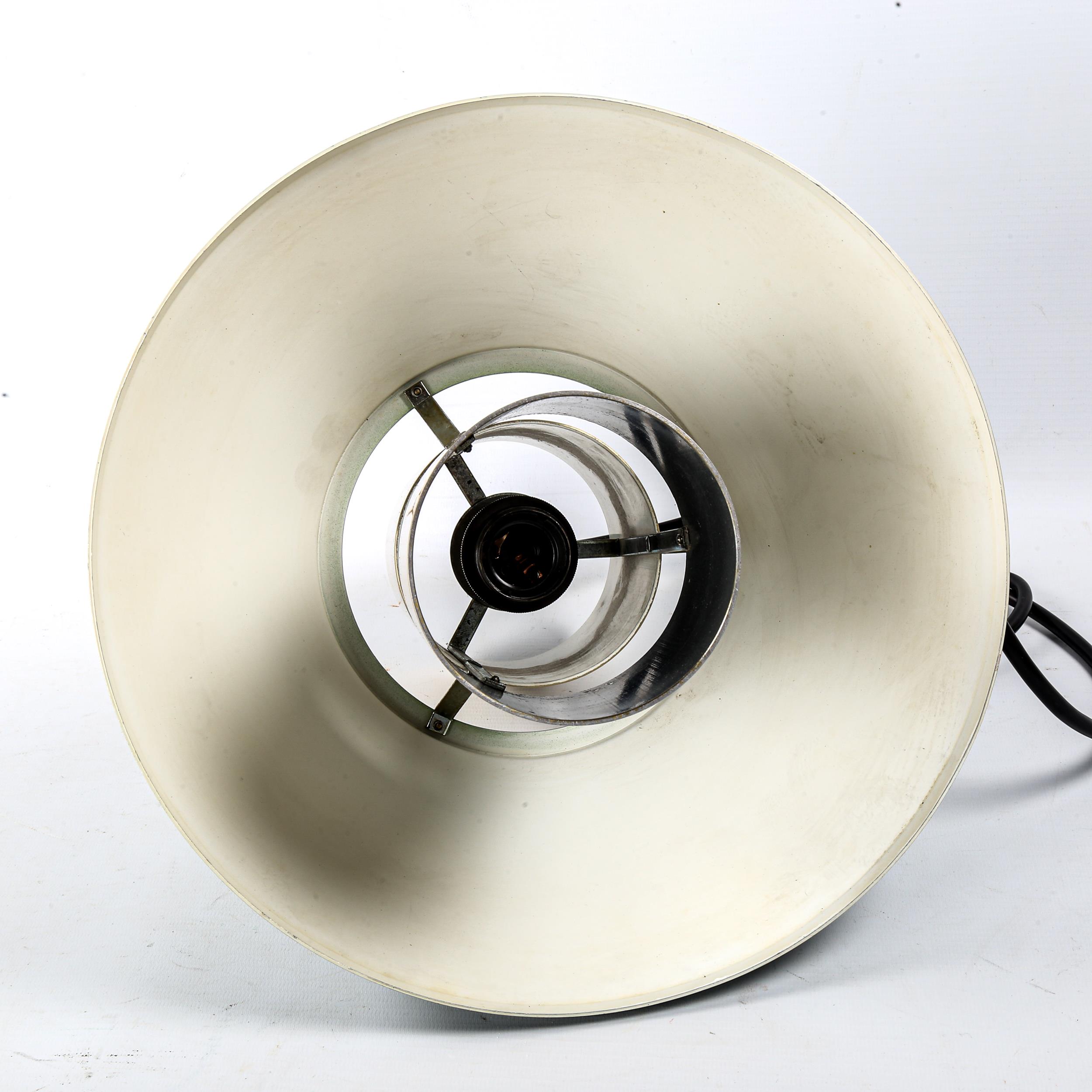 JO HAMMERBORG for Fog & Morup, a 1970s pendant lamp in brass with green shade, pendant height 27cm - Image 2 of 4