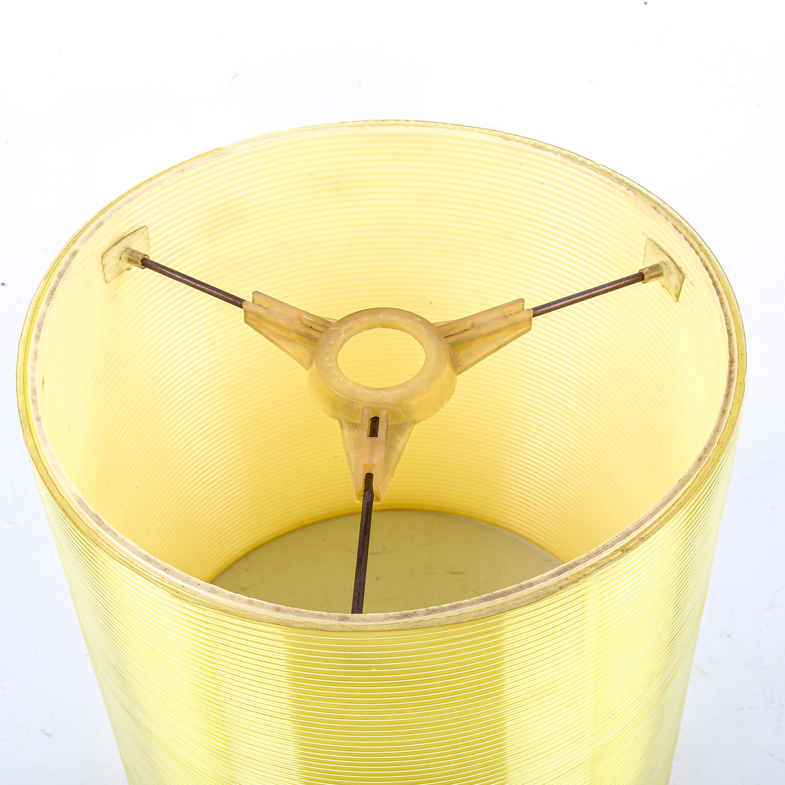 JOHN & SYLVIA REID, British, a Rodaflex Heifetz pendant lampshade in coiled cellulose acetate, - Image 2 of 4