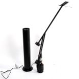 RICHARD SAPPER for Artemide, a Tizio Plus desk lamp, designed 1972, with black cylinder floor