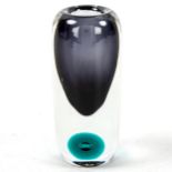 SAARA HOPEA, Finland, Nuutajarvi Notsjo, a Kupla bubble vase, designed 1955, made 1957, signed to