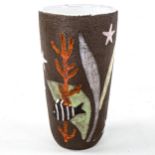 ANNA LISA THOMSON for Upsala-Ekeby, Havsflora vase no. 1021B circa 1950, height 22cm Good condition