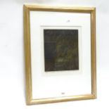 Norman Nevens, coloured etching, Penn Common 1978, image 27cm x 23cm, framed