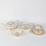 A Coalport Felspar porcelain painted and gilded tea set