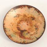 BERYL TURPIN - hand painted enamel on copper bowl, diameter 15cm