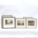 A group of Antique prints and engravings (6)