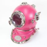 Anchor Engineering replica pink diver's helmet