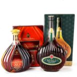 Courvoisier XO Imperial Cognac 70cl, 40%, and Janneau Grand Armagnac Reserve Special Napoleon,