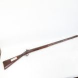 A 19th century muzzle loading Flint lock converted to Percussion sporting gun, by Tindall & Dutton,