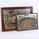 "Coach and Horses" framed advertising mirror, and a Guinness framed advertising mirror